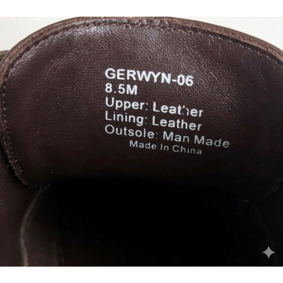 Donald J Pliner Gerwyn Monk Strap Leather Shoes Brown 8.5 main image 8